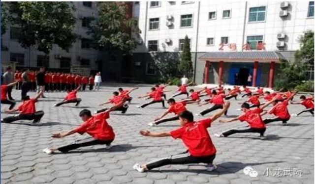 家長(zhǎng)可以能去嵩山少林文武學(xué)?？赐⒆訂?